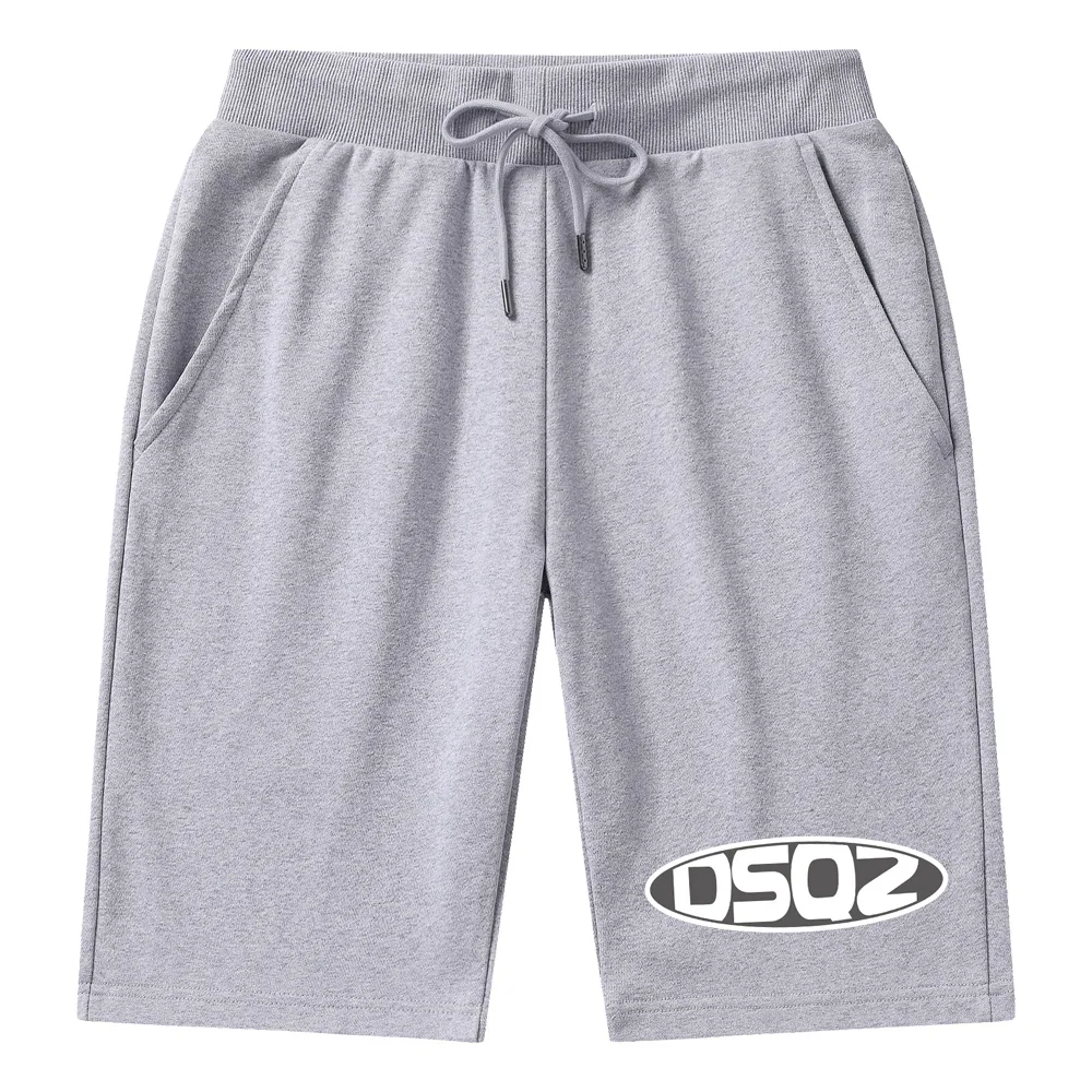 DSQ2 Mens New Casual Shorts ICON Brand Mens Leisure Loose Beach Shorts 100% Cotton Sport Jogger Swimming Surfing Quick Dry Short