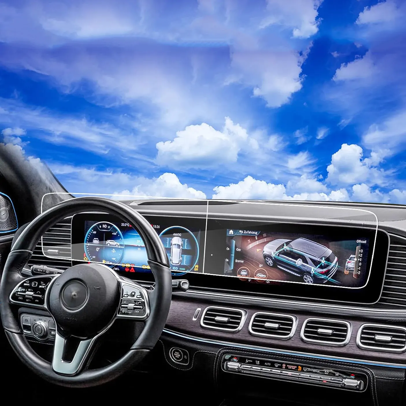 

For 2020-2023 2024 Mercedes Benz GLE GLS 350 450 2018-2023 AMG GT 4-Door TouchScreen Tempered Glass 2023 Mercedes Benz Accessor