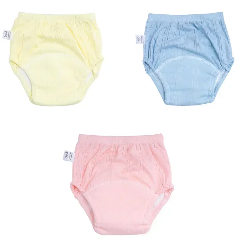 3PCS/LOT Candy Colors Newborn Training Pants Summer Baby Shorts Washable Boy Girls Cloth Diapers Reusable Nappies Infant Panties baby training pants,cloth diapers