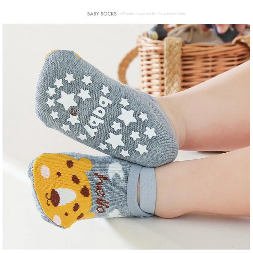 Anti-Slip Newborn/Baby/Kids Socks 3