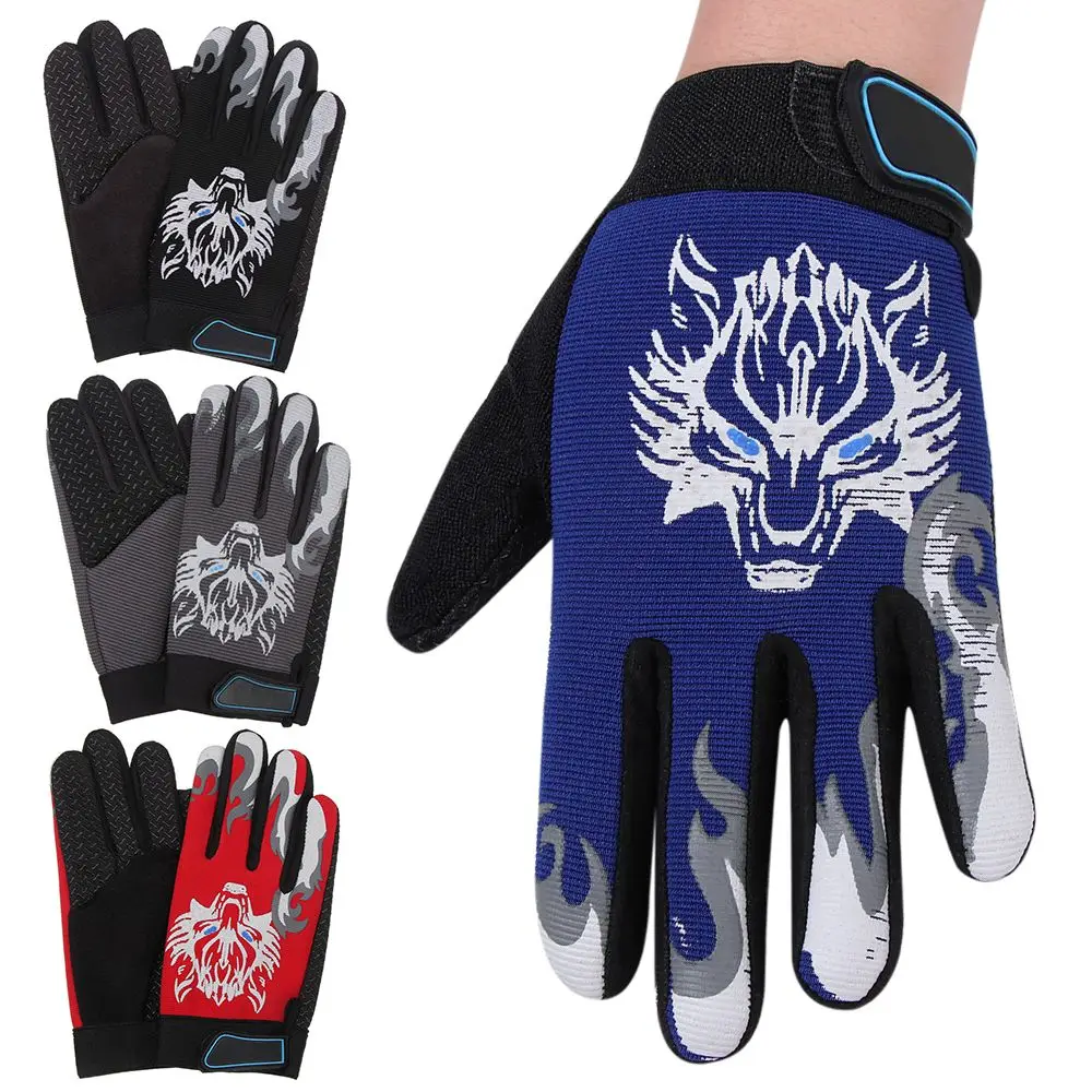 Winter Fishing Breathable Riding Non-Slip Kids Cycling Gloves Children Sport Gloves Full Finger Bike cycling gloves