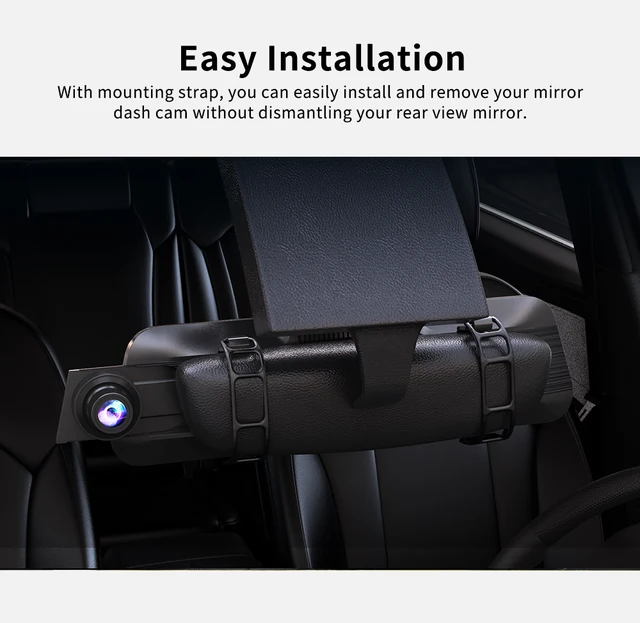 Dashcam Rétroviseur ThiEYE Carview 4 - 4K Écran Tactile 10 Avant (via  Coupon - vendeur tiers) –