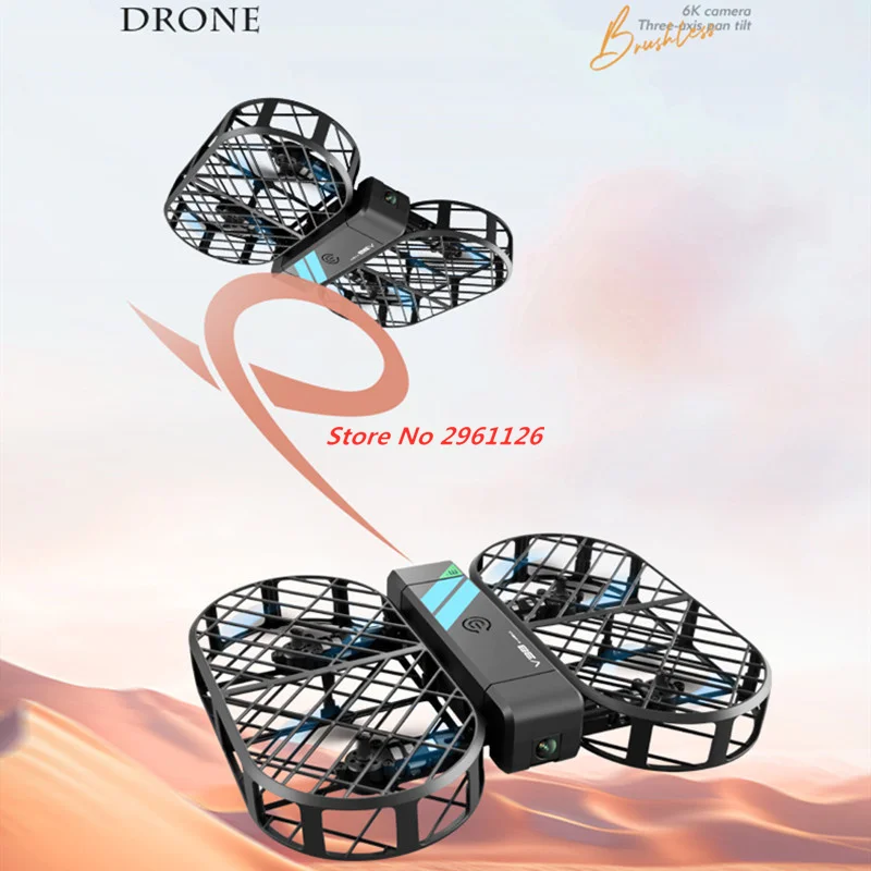 미니 RC 드론 와이파이 FPV 호버 8K HD 카메라, 포켓 리모컨 헬리콥터, RC 비행기, 접이식 쿼드콥터, RC 장난감 선물, 어린이용 신제품