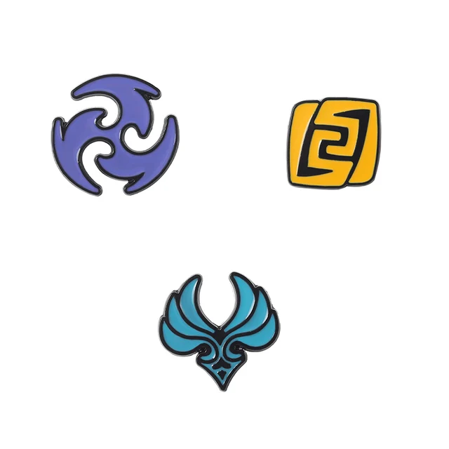 Demon Slayer HUNTERXHUNTER Enamel Pin Anime Characters 5pcs/Sets Suits Brooches Badge Backpack Gift Friends Jewelry Wholesale style-18