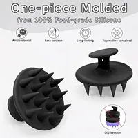 Silicone Shampoo Brush Hair Scalp Massager, Long & Stiff Spikes for Long, Curly, Thick Hair, Head Scrubber Scalp Exfoliator 2