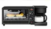 3 In 1 Breakfast Makers Set Accessories Toaster Coffee Pot Oven Glass Frying Pan Breakfast Maker Machine 2