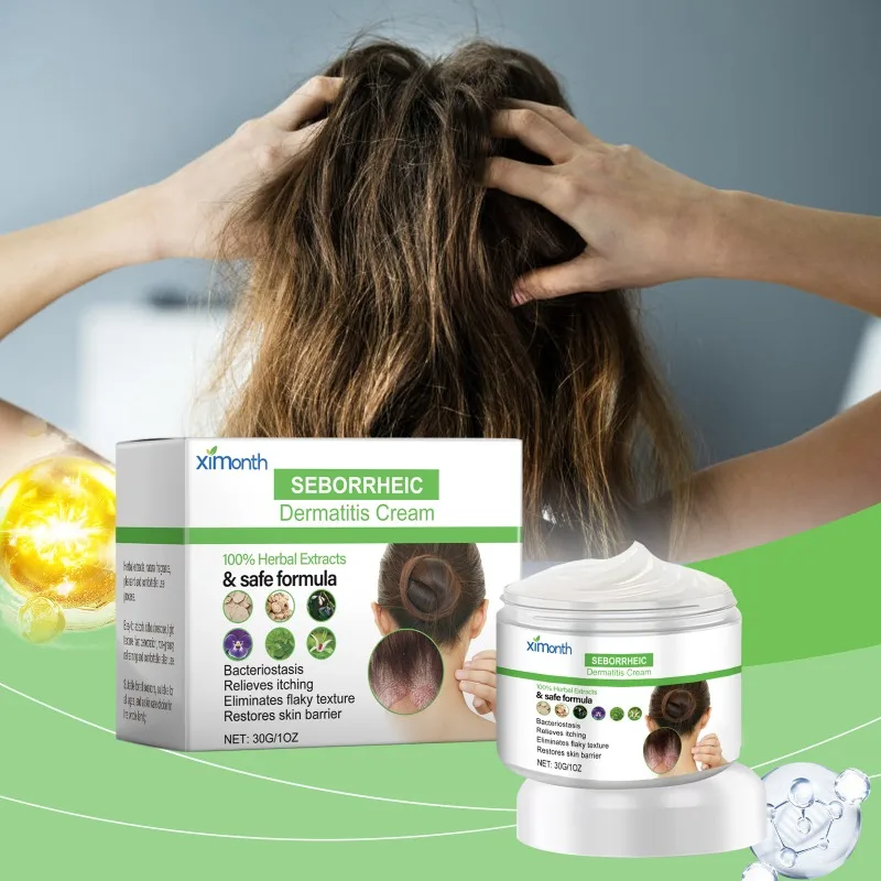 Seborrheic Care Cream Treatment Eczema Scalp Psoriasis Deeply Cleaning Oil Control Seborrheic Dermatitis Anti-itch Cream