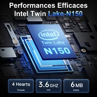 ACEMAGIC AX15 Intel Twin Lake-N150 15.6" Ultra Slim 5000 mAh Laptop 16GB LPDDR4 Ram 512GB Rom Windows 11 BT5.0 Wifi 6 Notebook 2