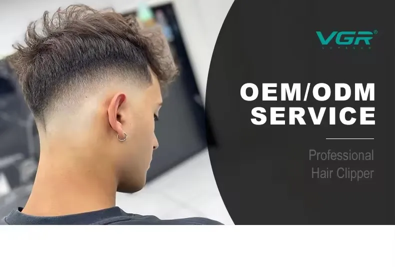 Description Picture 2 of itemVGR Hair Trimmer Professional Electric LED Display Hair Cutting Machine Cordless Rechargeable Barber Hair Trimmer for Men V-118