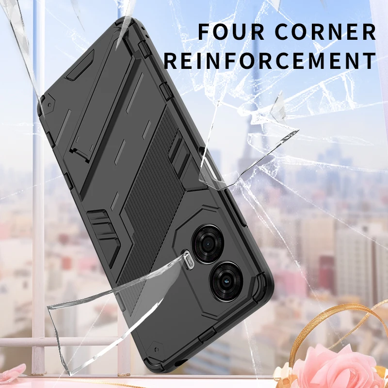 Shockproof Armor Phone Case with Holder