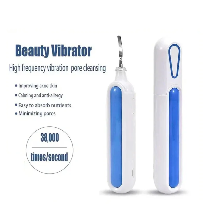 Ultrasonic Skin Scrubber Peeling Blackhead Remover Deep Face Cleaning Ultrasonic Ion Acne Pore Cleaner Facial Shovel Scrubber