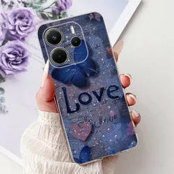 New Fashion Painted Soft Slim Phone Case - Stylish Protective Cover for Redmi Note 14 EU (924)