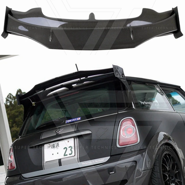 Auto styling carbon fiber heckspoiler dach fenster flügel racing körper kit  für BMW MINI COOPER S R56 R57 geändert DUELL AG stil - AliExpress