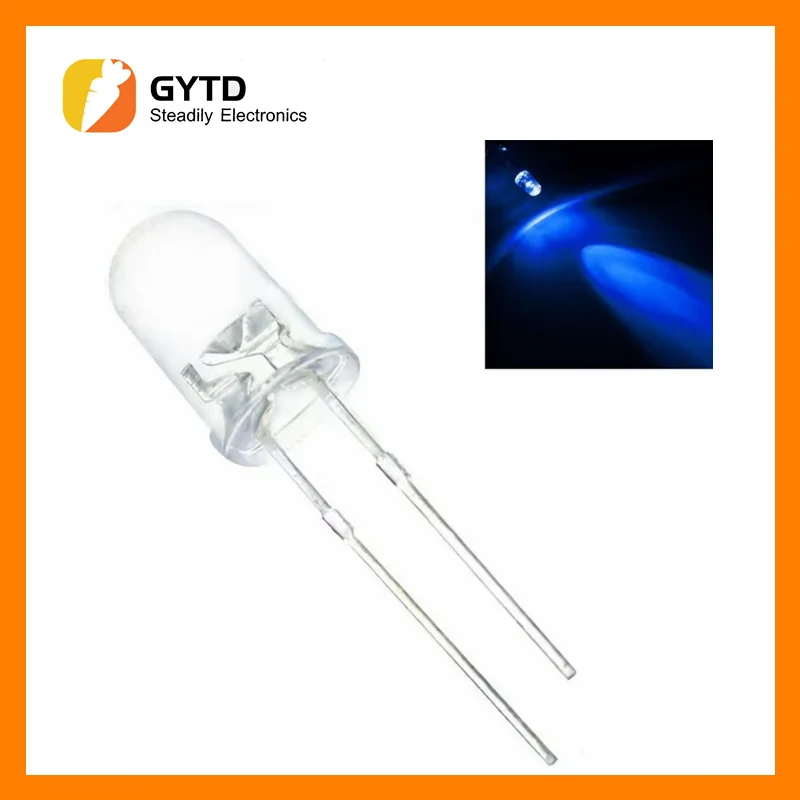 50 Pz 3Mm Bianco Verde Rosso Blu Giallo Diodo Emettitore Di Luce Automatico Lampeggiante Led Flash Control Lampeggiante 3Mm Led Diodo 1.5Hz