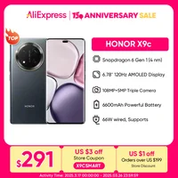 2024 New HONOR X9c 5G Global Version 6.78" Anti-drop 120Hz Curved Screen 108MP Dual Cameras 6600mAh Battery Android14 Dual SIM 1