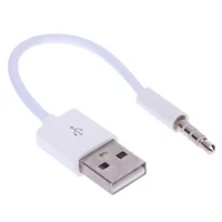 1/2/5pcs Charger Data USB 3.5mm Sync Audio Cable for iPod Shuffle 3rd 4th Gen 1