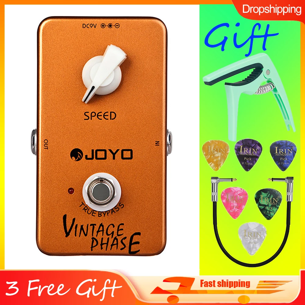 

JOYO JF-06, винтажная фазовая педаль для гитары, создает классические звуки Phaser для 70-дневных фотографий