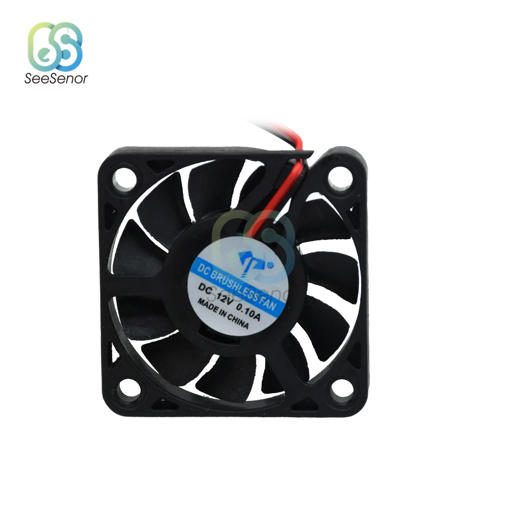 Ventilador DC4007 de 5V, 12V, 24V, 40MM, 4CM, 40x40x7mm, para ordenador, PC, CPU, 2 pines