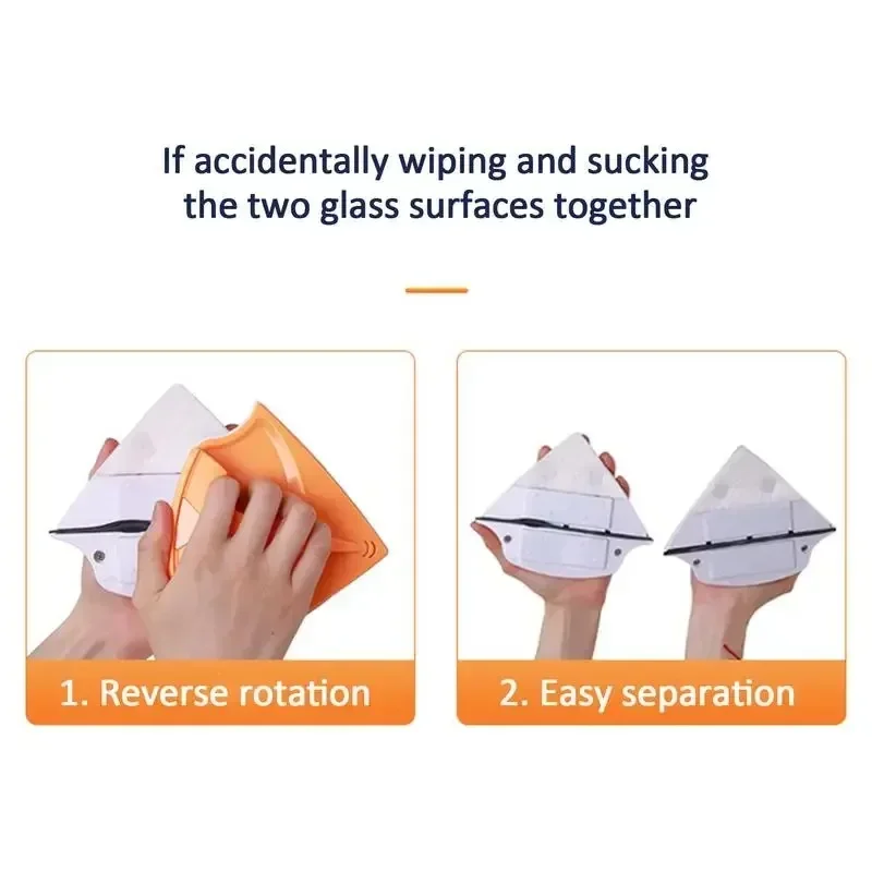 Magnetic Window Cleaner Brush for Washing Windows Wash Home Magnet Household Wiper Cleaner Glass Window Cleaning Tool
