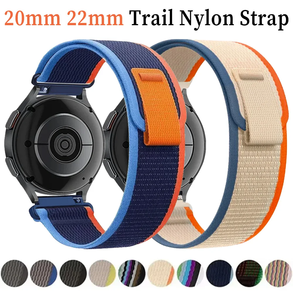 Trail Nylon Strap - Breathable and Comfortable Wristband, 20mm/22mm