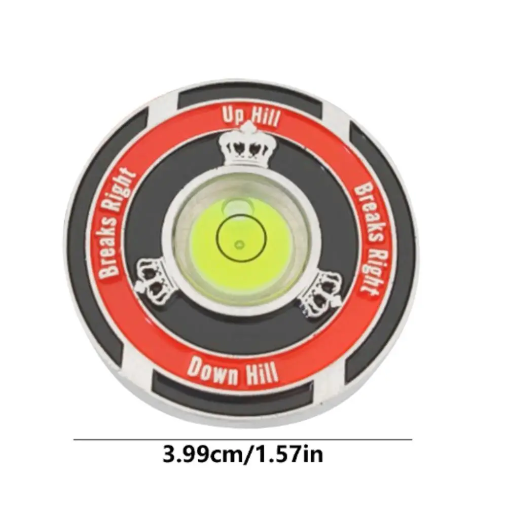 Golf Hat Clip Golf Ball Marker Green Reader High Precision Golf Slope Putting Level Meter Reading Aids Golf Accessories Supplies