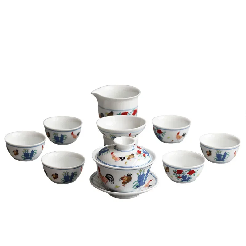 19 Styles Kung Fu Service À Thé Voyage Service À Thé En Céramique Portable Service À Thé Théière