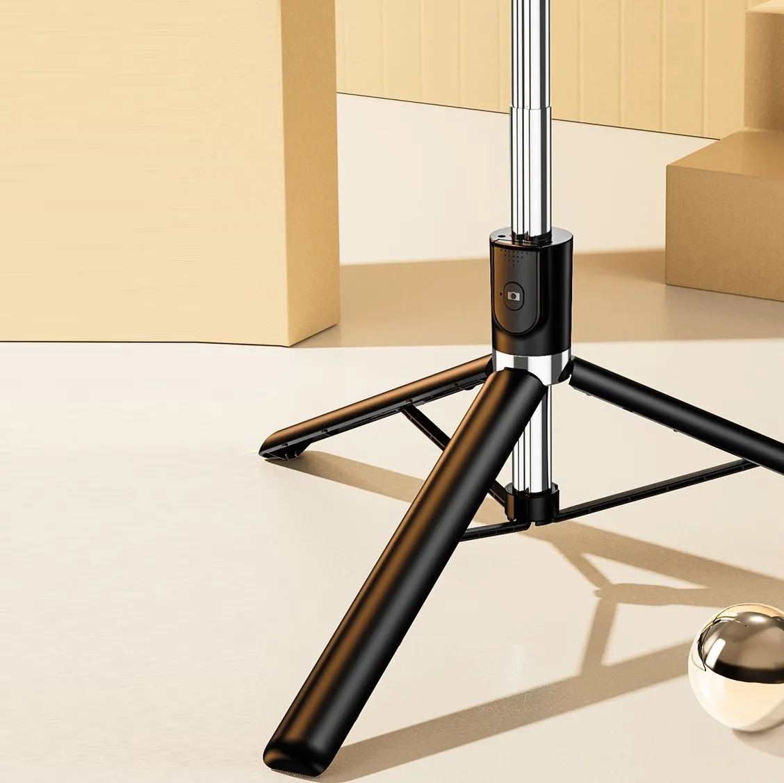 Phone Selfie Tripod 1.7-meter Selfie Pole Tripod 360 degree Rotation Universal Live Streaming Stand for Mobile Phone