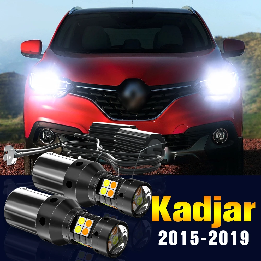 2pcsLEDDualModeTurnSignalDaytimeRunningLightDRLLampFor