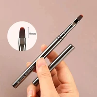 14 Sizes Nail Art Brush Metal Handle Nail Liner Brush Stripe Pattern Painting Brush Acrylic UV Gel Extension Drawing Carving Pen 1