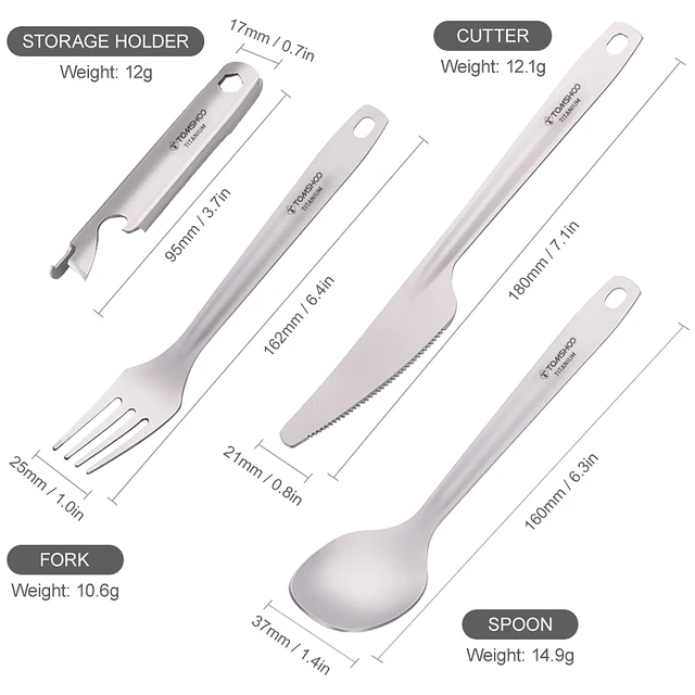 Lightweight Spoon Fork Cutter