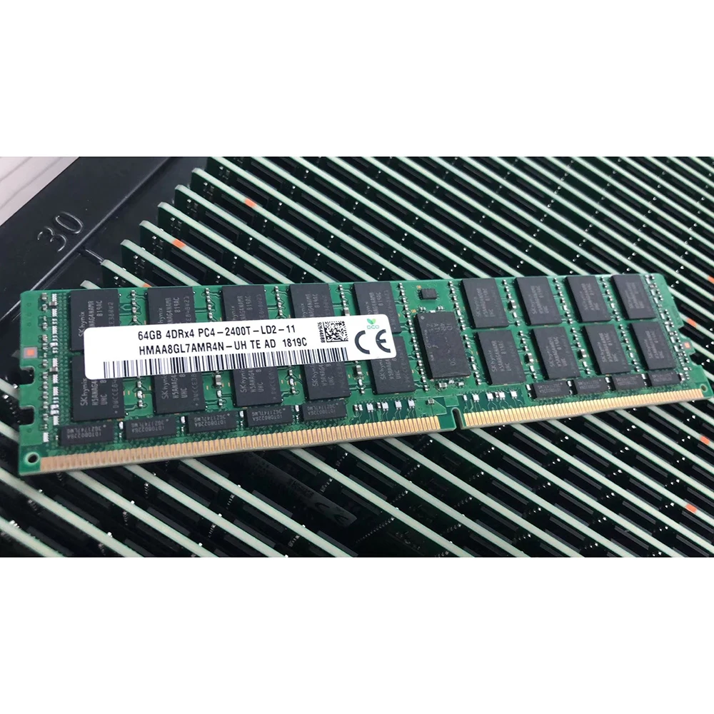 SK 하이닉스 메모리 램, 64G, 64GB, 4DRX4, PC4-2400T HMAA8GL7AMR4N-UH, 1 개