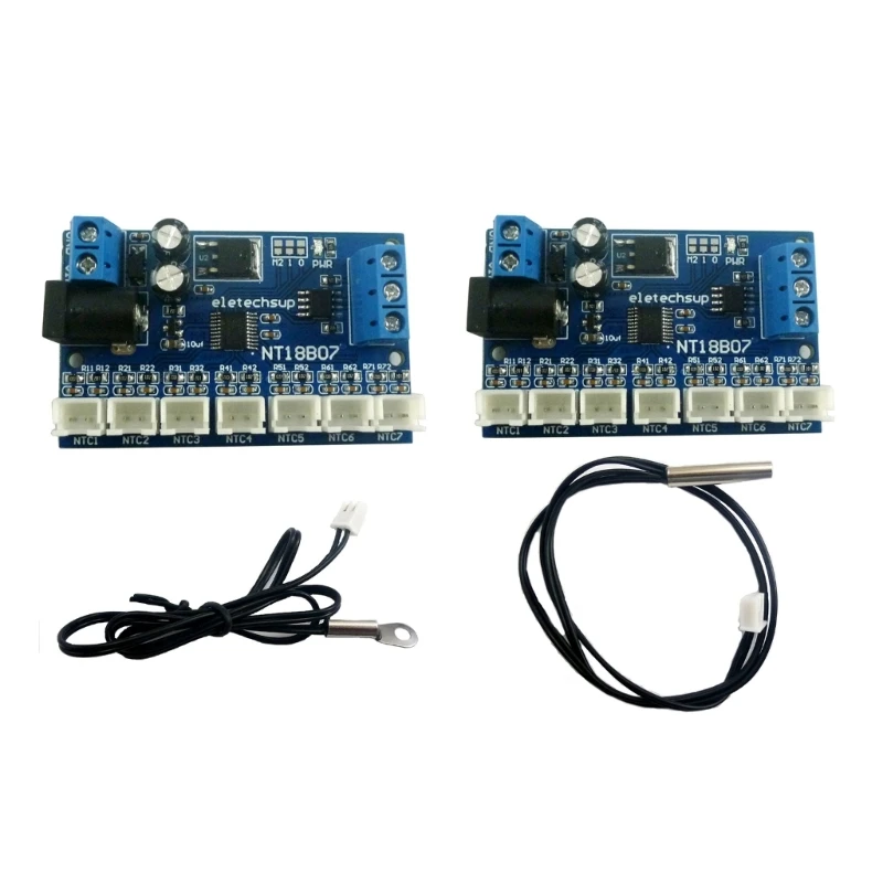 

7-Channel RS485 NTC Measurement Module with MODBUS RTU Supported Y3ND