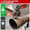 Manual Pipe Center Finder Tool Plumbing Contractor Welding Bubble Leveler Measure Pipes 0.5" and Up 4'' Y-Type Dropship 4