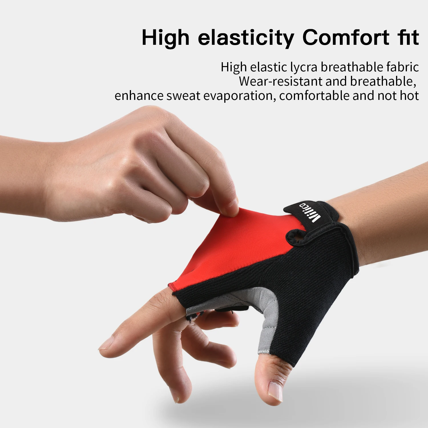 1 Pair Mtb Cycling Gloves Half Finger Sports Gym Gloves for Men Women Non-slip Breathable Bicycle Gloves Ultralight Bike