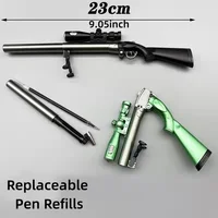 Primary School Student Toy Gift Novel Creative Weapons Gun Pen Neutral Pen Sniper Rifle 98 Shape with Light Fountain Pen 1
