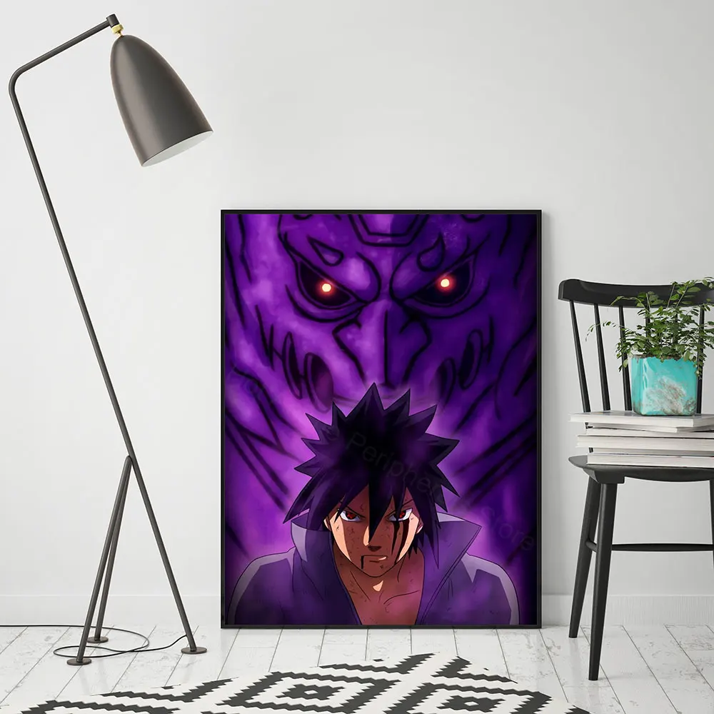 Anime Naruto Naruto All Characters Wallpaper 4k Canvas Poster Wall