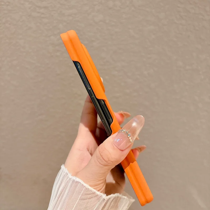 Matte PU Leather Hinge Protection Cover