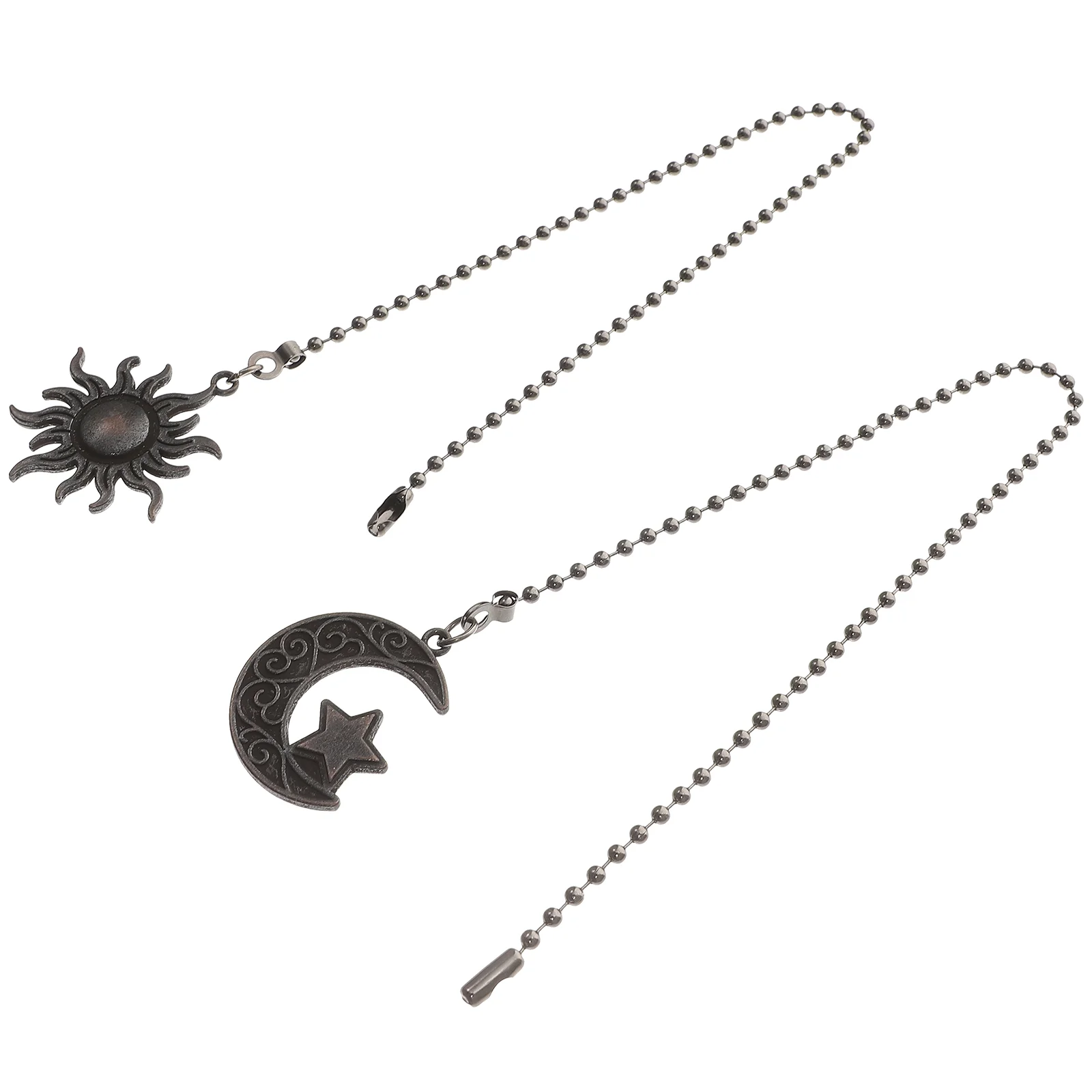 Ceiling Fan Table Lamp Zipper Decor Home Pull Chain Extension Extenders Pulls Decorative Vintage Metal