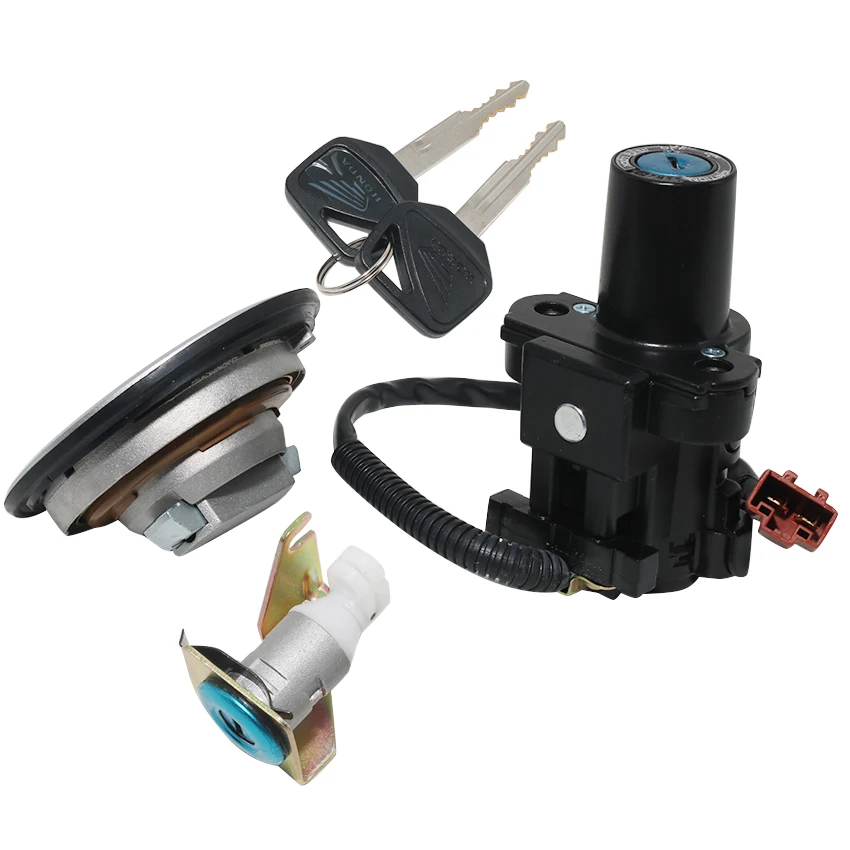 Ignition Key Switch Fuel Gas Cap Seat Lock Kit motorcycle ignition switch for Honda CB500 CBR500R RA CB500F FA CB500X XA 35010-MJW-A82 35010-MGZ-A00