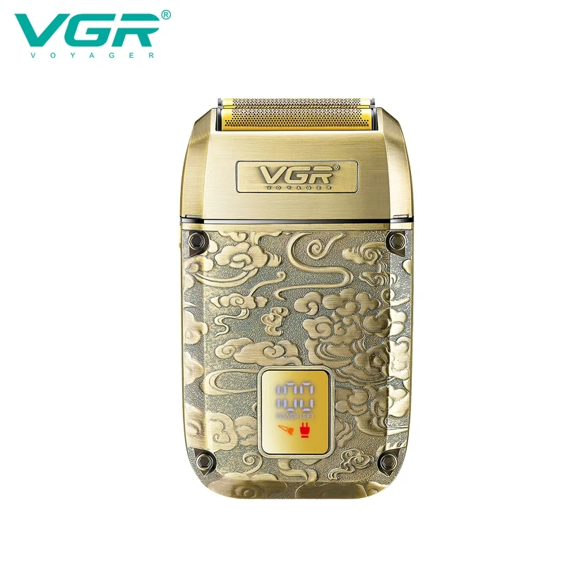 VGR ماكينة حلاقة احترافية USB قابلة للشحن أداة تهذ...