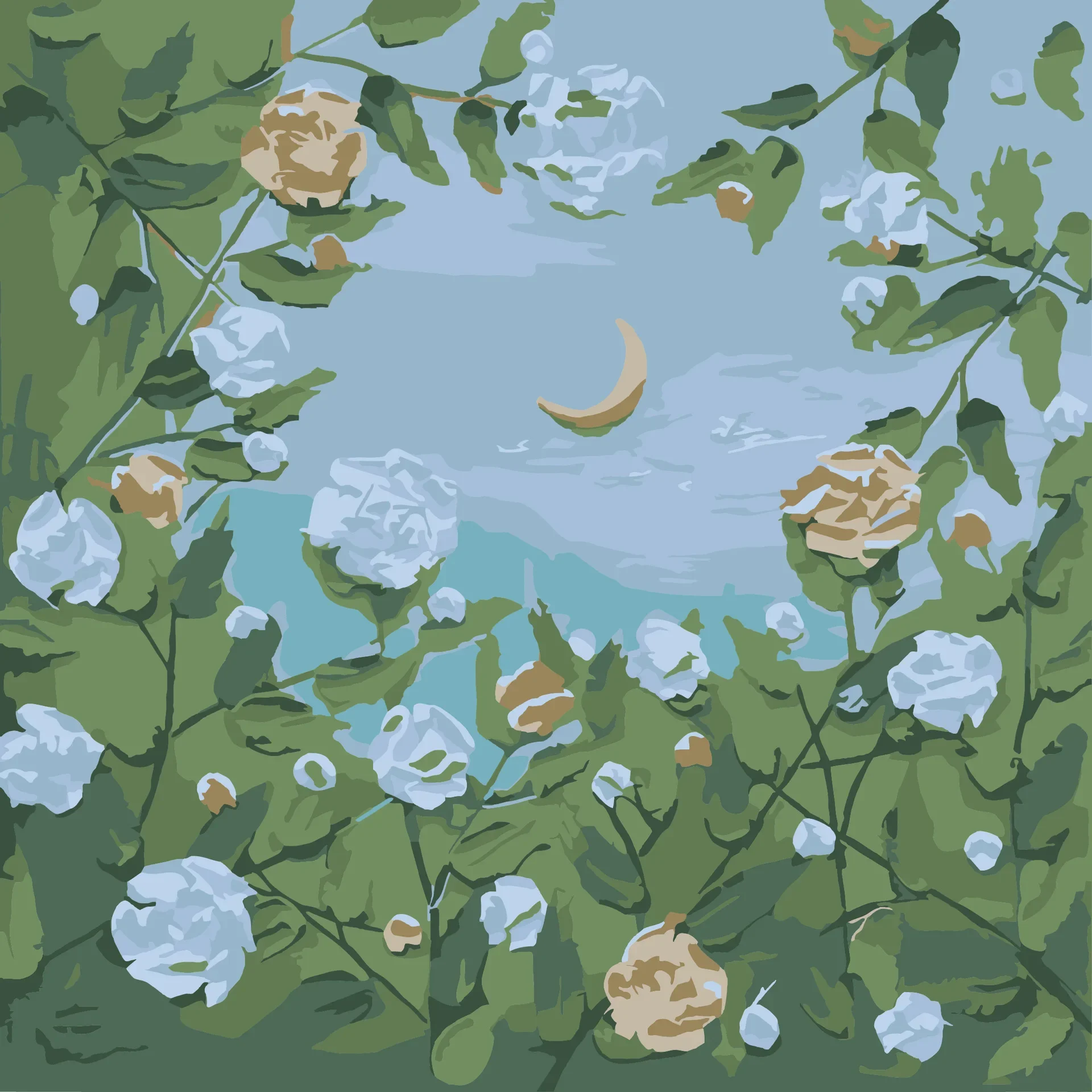 

22591-Tulip diy Цифровая акриловая Цветочная живопись взрыв ручная работа пейзаж живопись