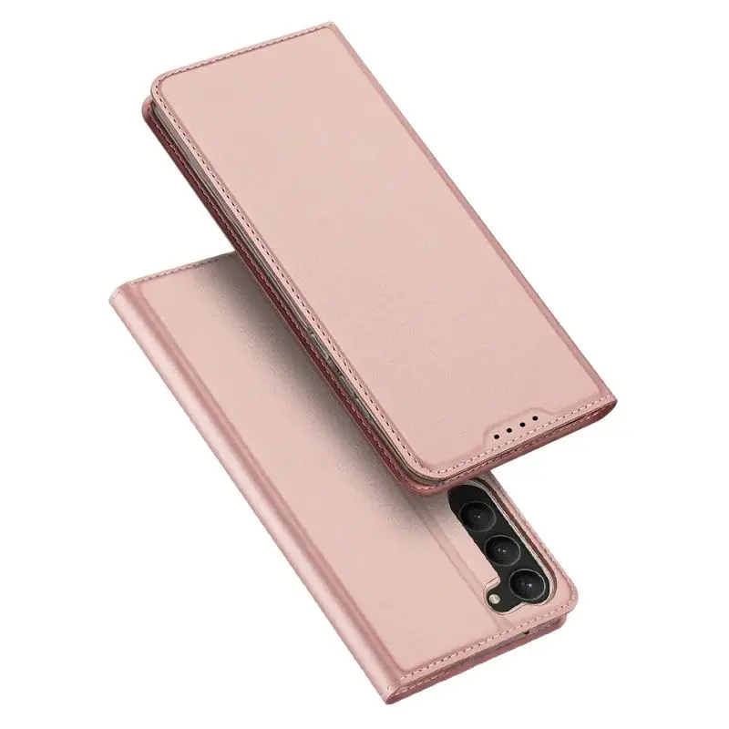 Dux Ducis Pu Leather Phone Card Cases For Samsung Galaxy S24 S23 FE Plus Ultra Power Coque Luxury Thin Flip Cover Wallet Case