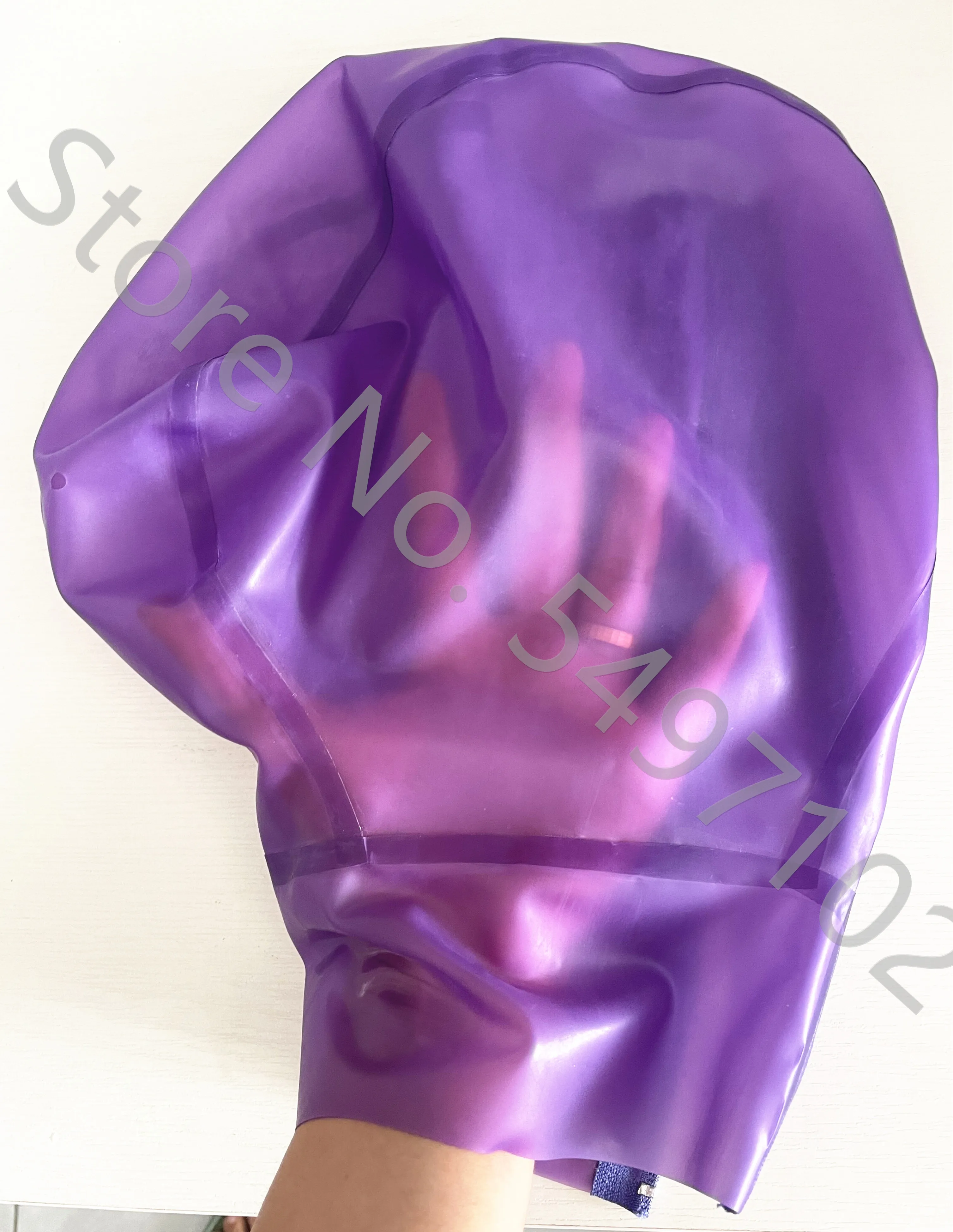 LatexFullMaskGummiHoodRubberMaskwithOneHoleHandmadeHeadpiece.jpg