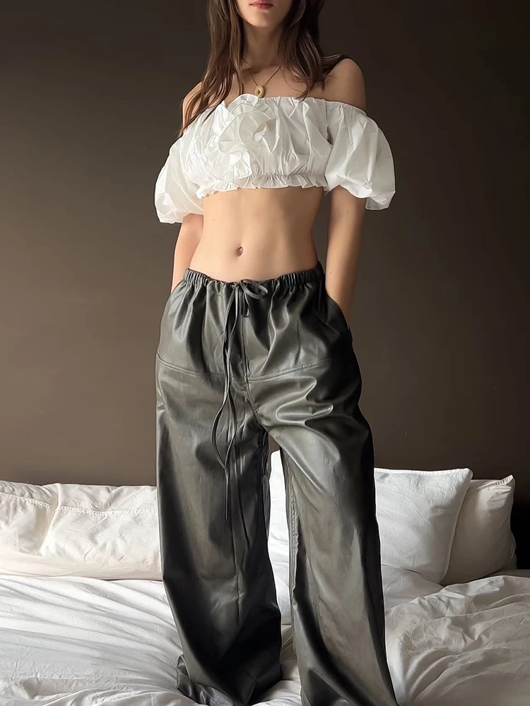 Nibber Elastic Puffy Tank Tops Women Y2K Summer Trend  Applique Patchwork Solid Midnight Sexy Coquettish Party Clubwear Vests