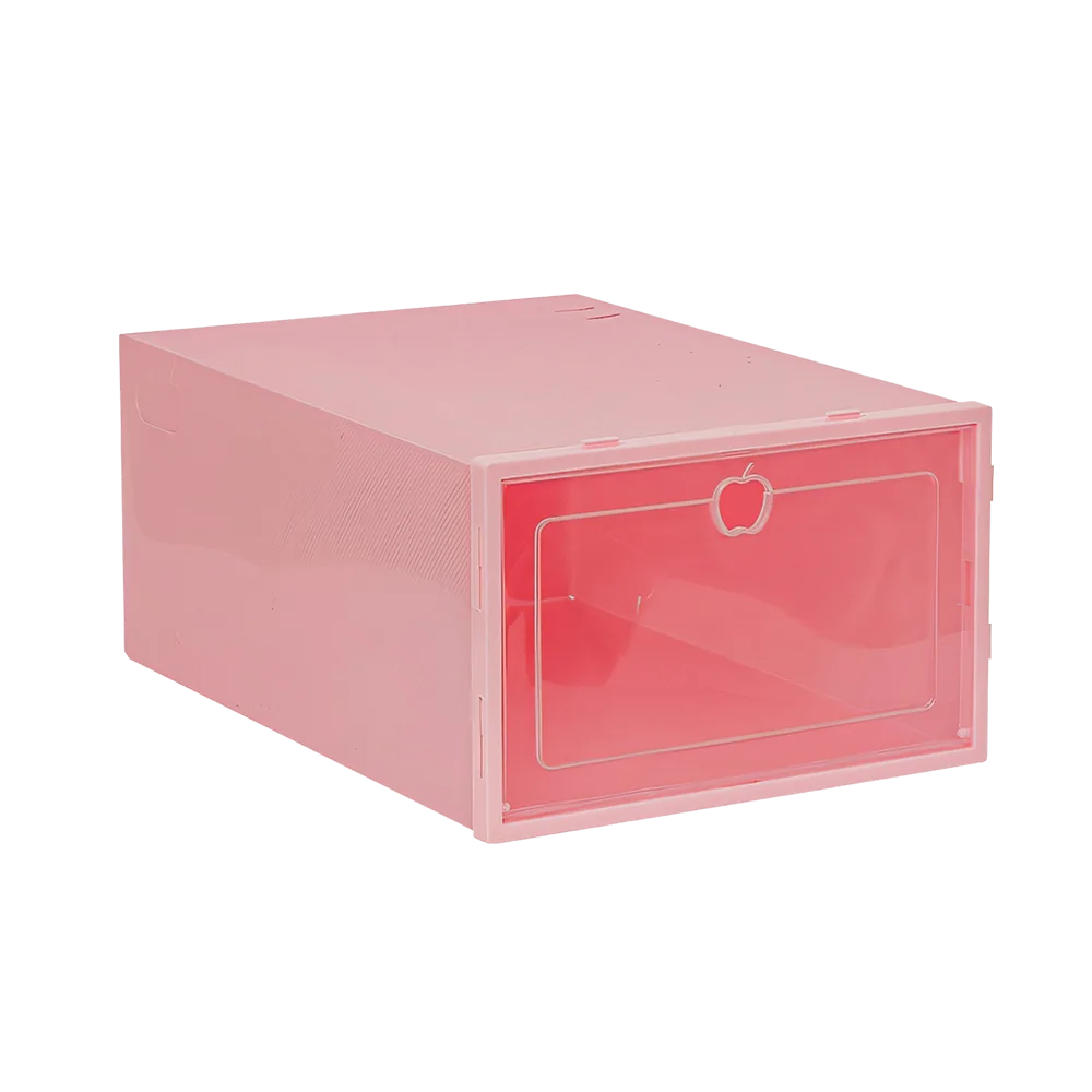 Dustproof Transparent Pp Plastic Shoe Box Independent Combination Clamshell Storage Shoe Box