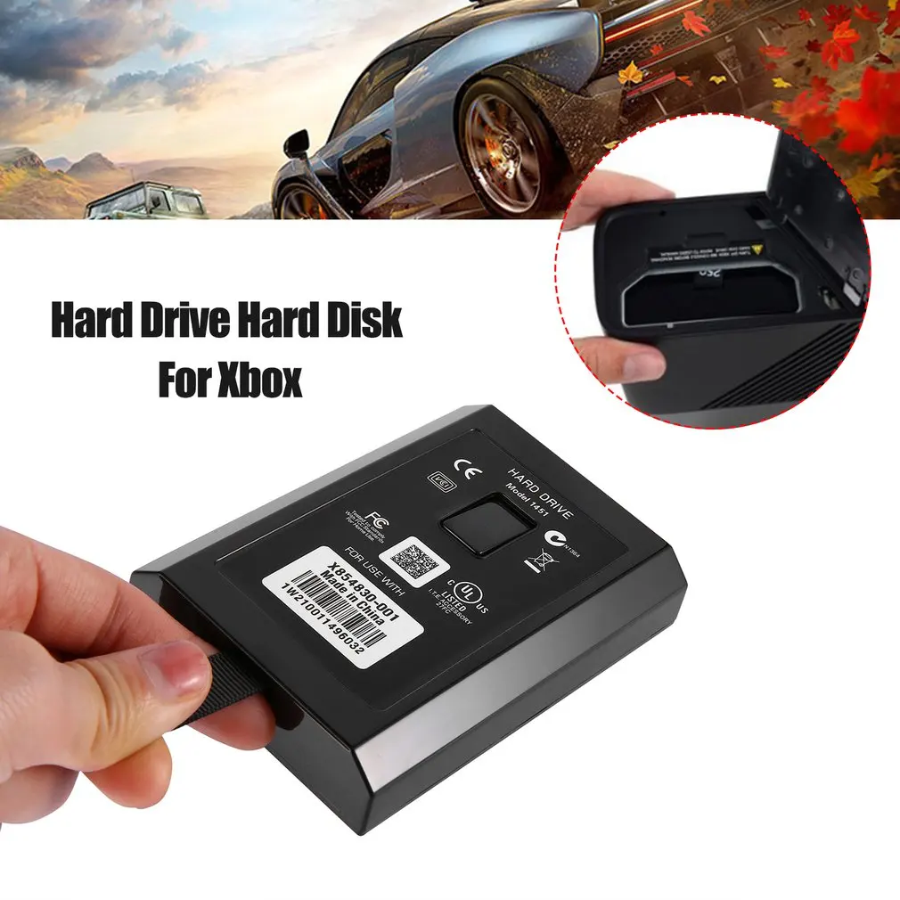 New Game Console Hard Drive Haed Disc For Xbox 360 Slim 60GB/120GB/250GB/320GB/ 500GB Hard Drive Optional ping
