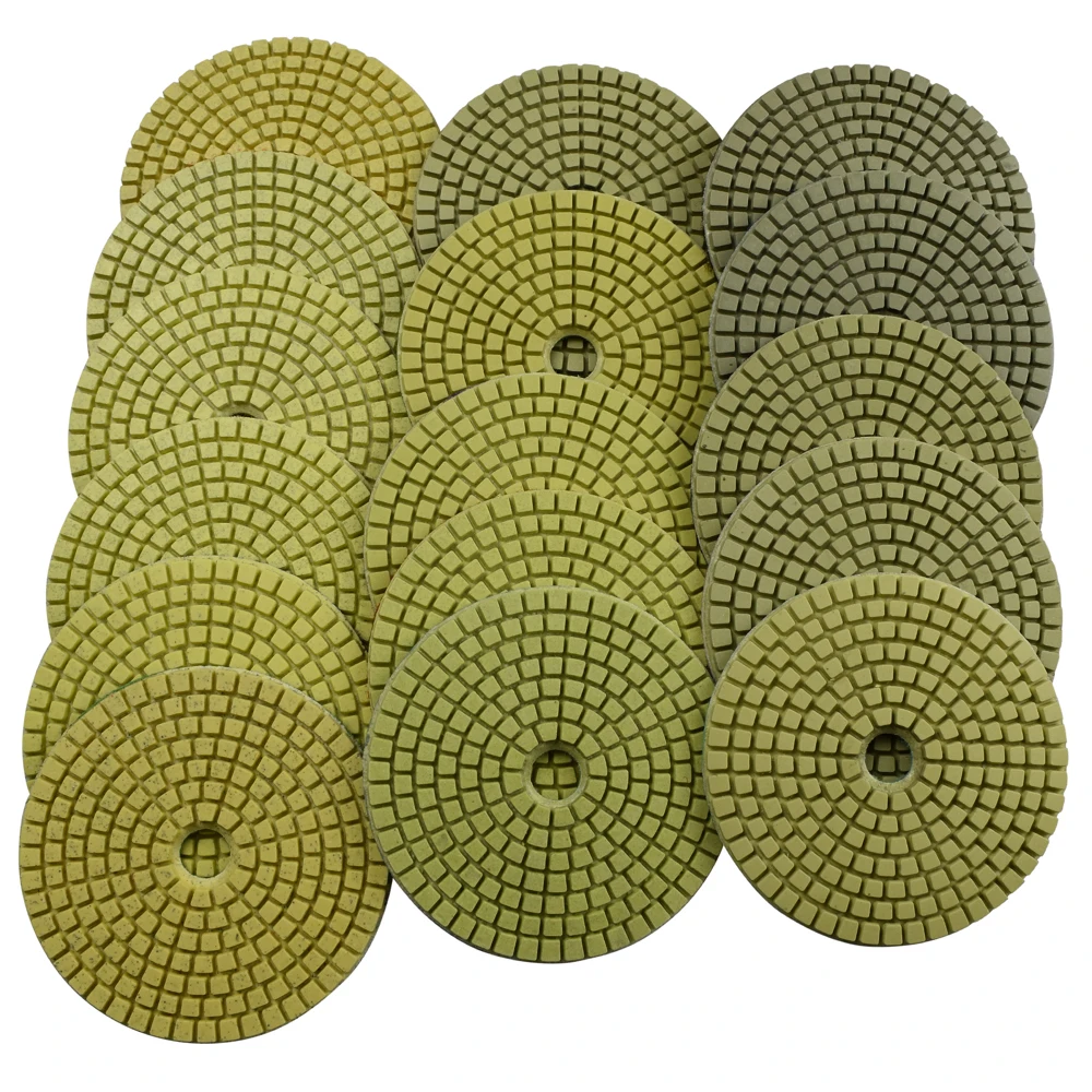 80mm 100mm Diamond Polishing Pad 3" 4" Wet Buff Disc Abrasive for Sanding Marble Granite Concrete Grinding Countertop Stone images - 6