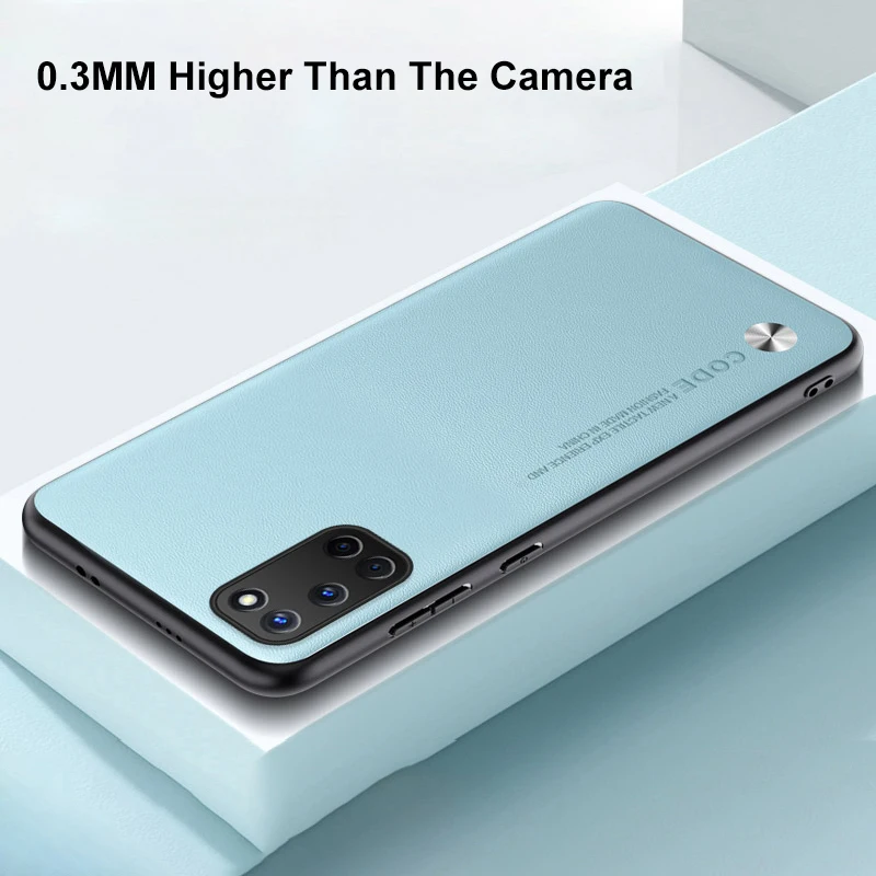 Luxury PU Leather Silicone Full Protection Phone Case - Premium Back Cover
