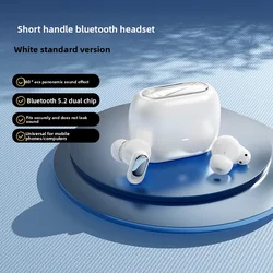 Sleek Fashionable Mini Bluetooth Earbuds with Extended Battery Life and Superior Sound Quality (WHITE)