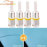 4Pcs Auto Windshield Repair Kit Front Specialize Crack Solution Three Piece Removal Care Accessory Support Glass Liquid Cleaning 1